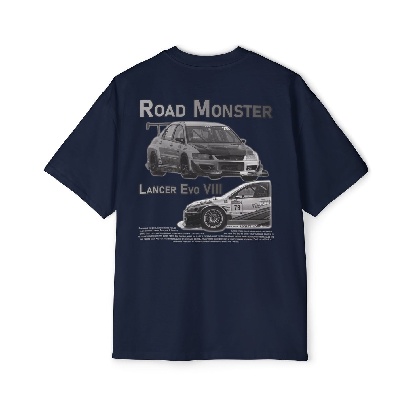 Road Monster Lancer Evo VIII Heavy Weight Oversized Premium Tee