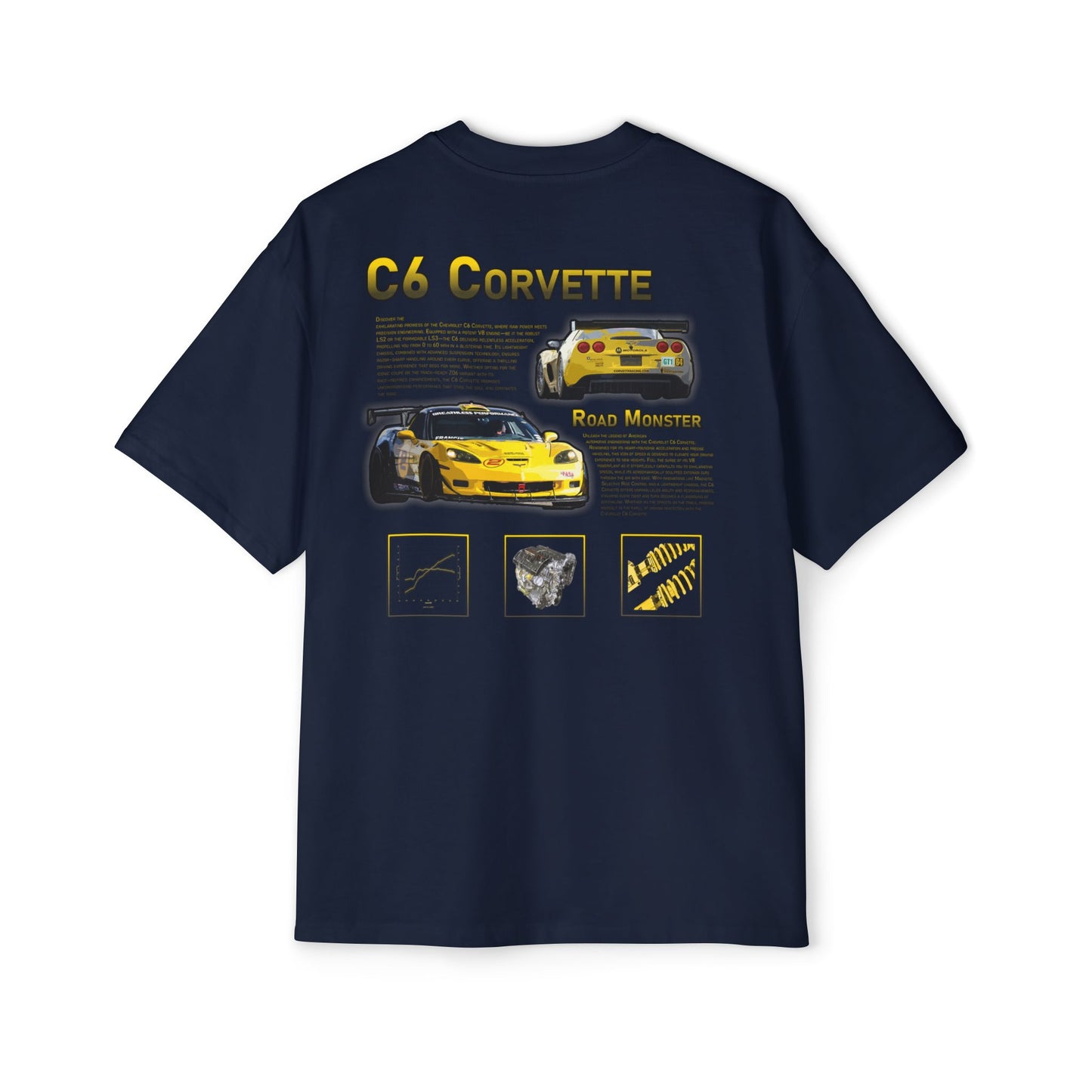 C6 Racing Corvette Heavy Weight Oversized Premium Tee