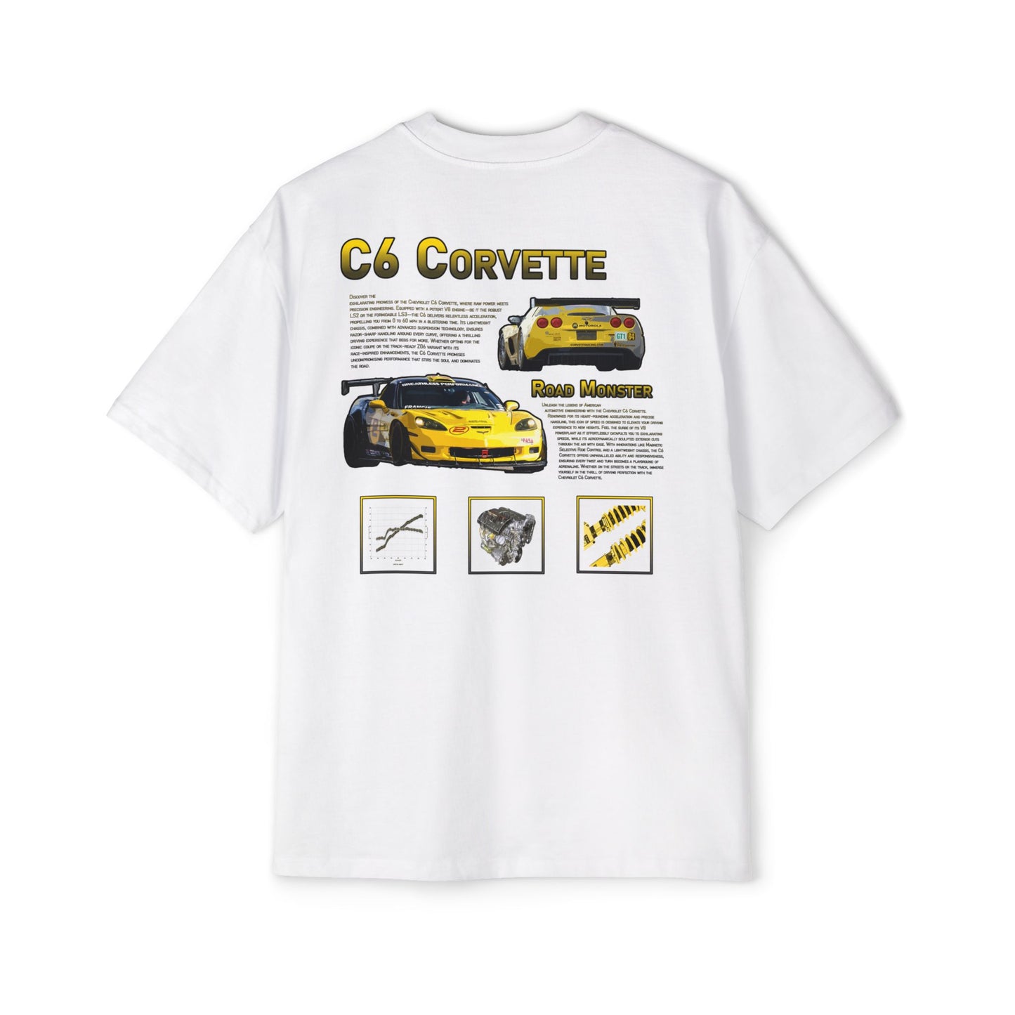 C6 Racing Corvette Heavy Weight Oversized Premium Tee